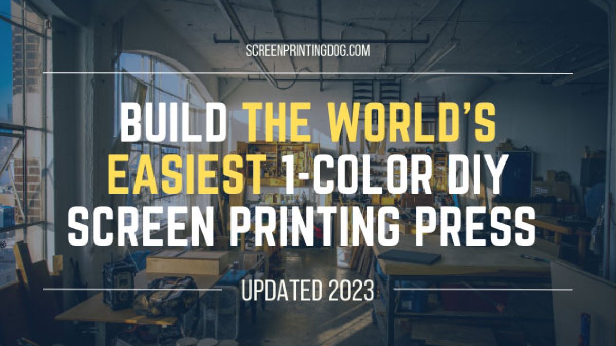 Intbuying 1 Color Screen Printing Press Kit Machine 1 Station Silk  Screening Pressing T-Shirt DIY Equipment 