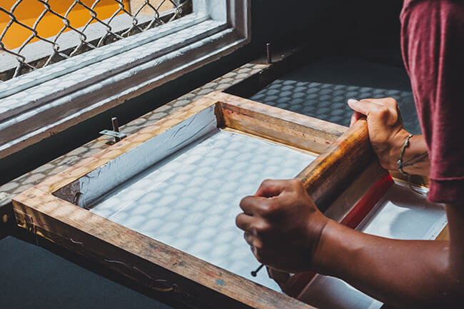 start screen printing