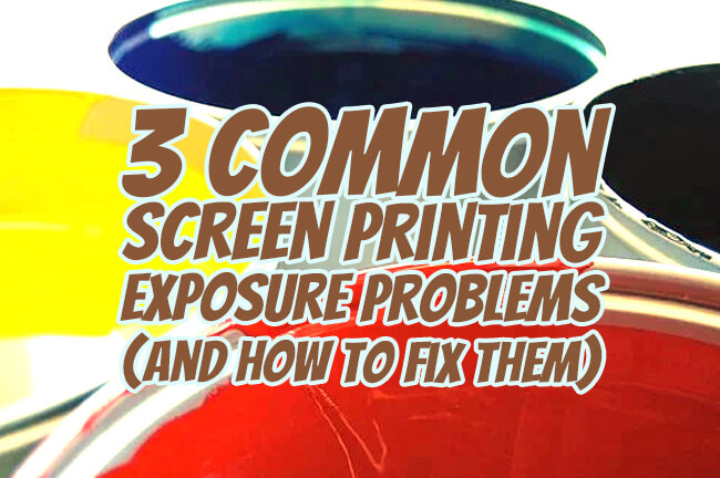 3 common screen printing scenarios