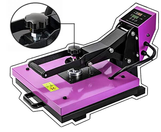 heat press features - over the counter pressure