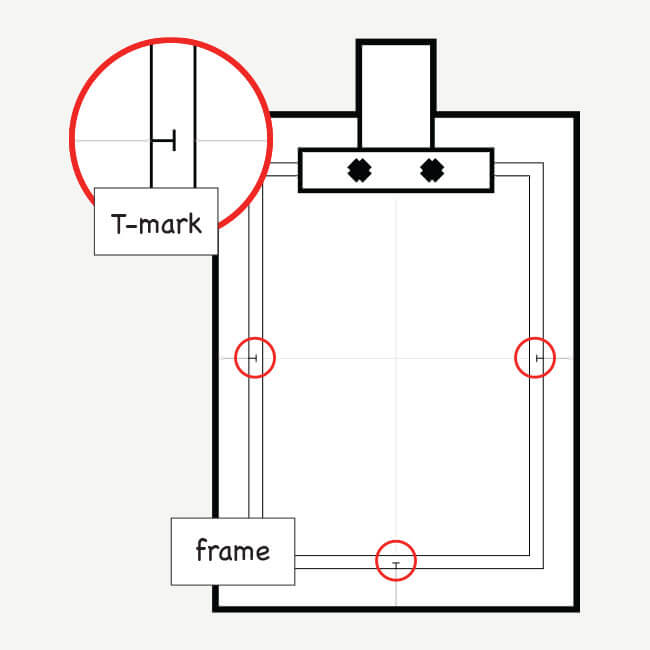 t-marks screenprinting registration