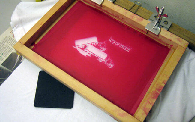 t-shirt screen printing tutorial - setup