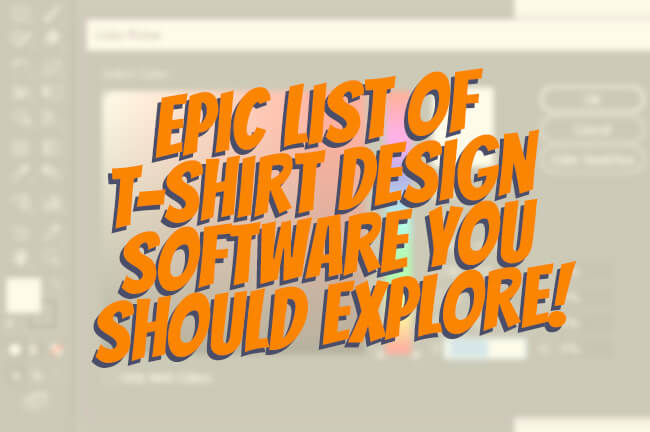 T shirt hotsell design software