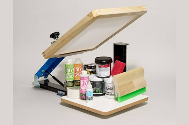 Screen Printing Kit w/ Pre-Burned Screen